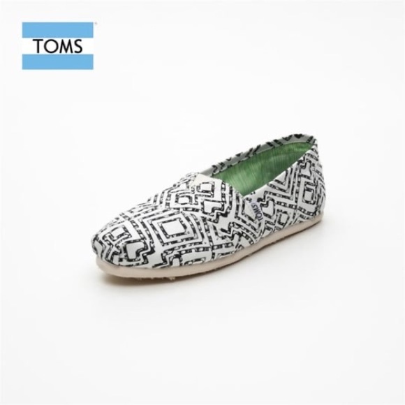 Toms Shoes - Toms, Black Lines & Shapes, 5.5